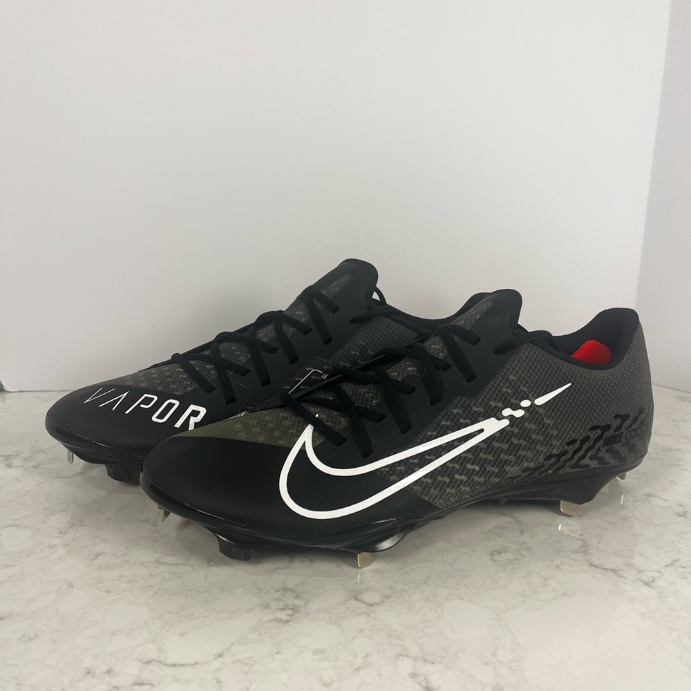 Nike Vapor Ultrafly Elite 4 Men's Black and White Baseball Cleats